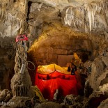 Подземный лагерь в Светланкиной галерее пещеры Крубера.
